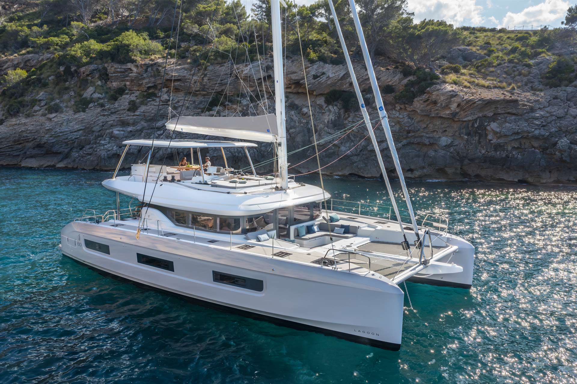 Lagoon catamaran charter in Mallorca